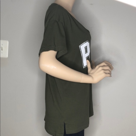 PINK Victoria Secret logo tunic tee top - Picture 7 of 9